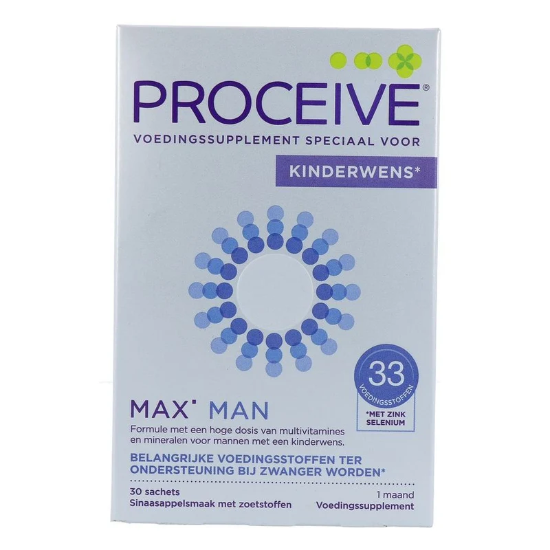 Proceive Kinderwens max man 30 sachets