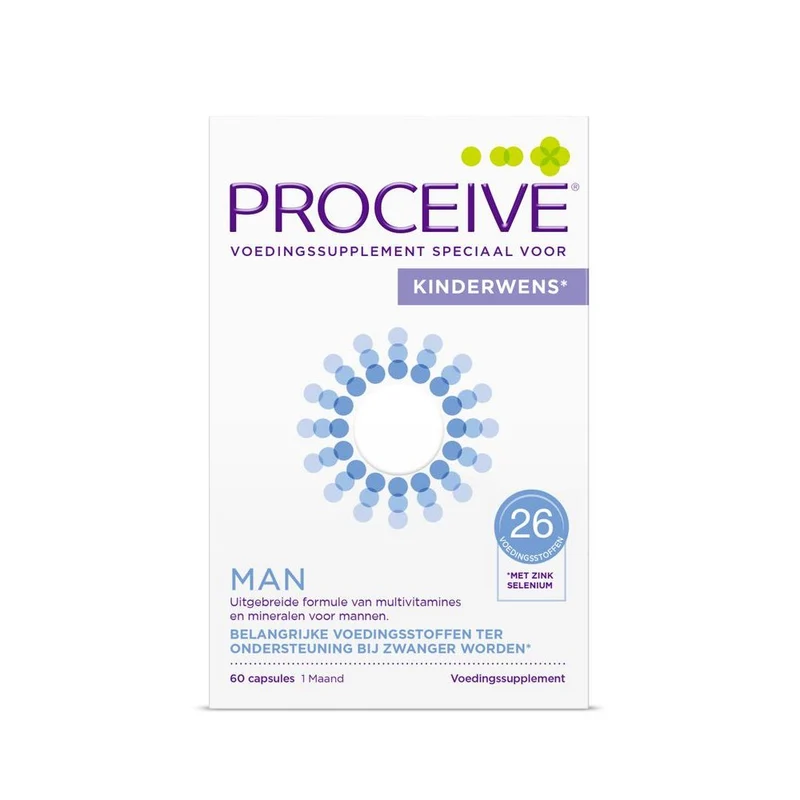 Proceive Kinderwens man 60 capsules