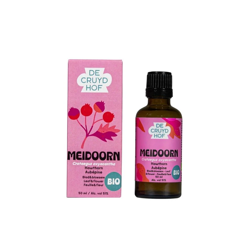 Cruydhof Crataegus oxyacantha fol & flor/meidoorn bio 50 ml