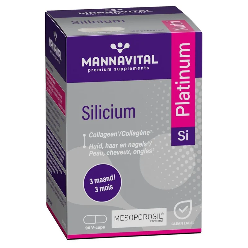 Mannavital Silicium platinum 90 vcaps