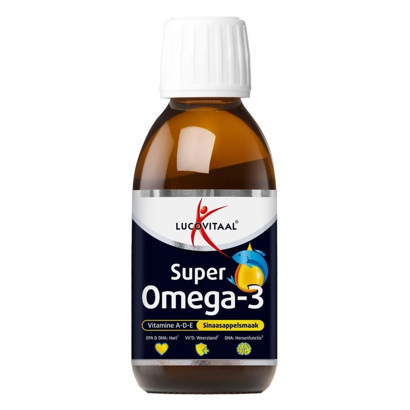 Lucovitaal Super Omega 3 Vloeibaar Sinaasappelsmaak
