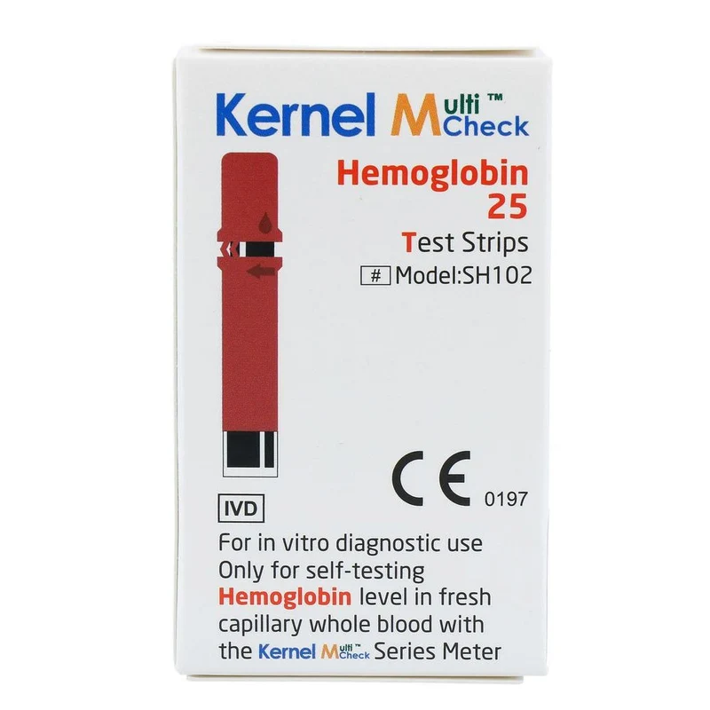 Testjezelf.nu Multicheck hemoglobine teststrips 25 stuks