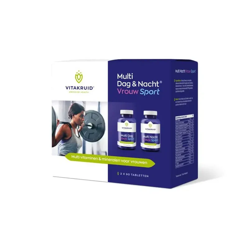 Vitakruid Multi dag & nacht vrouw sport
