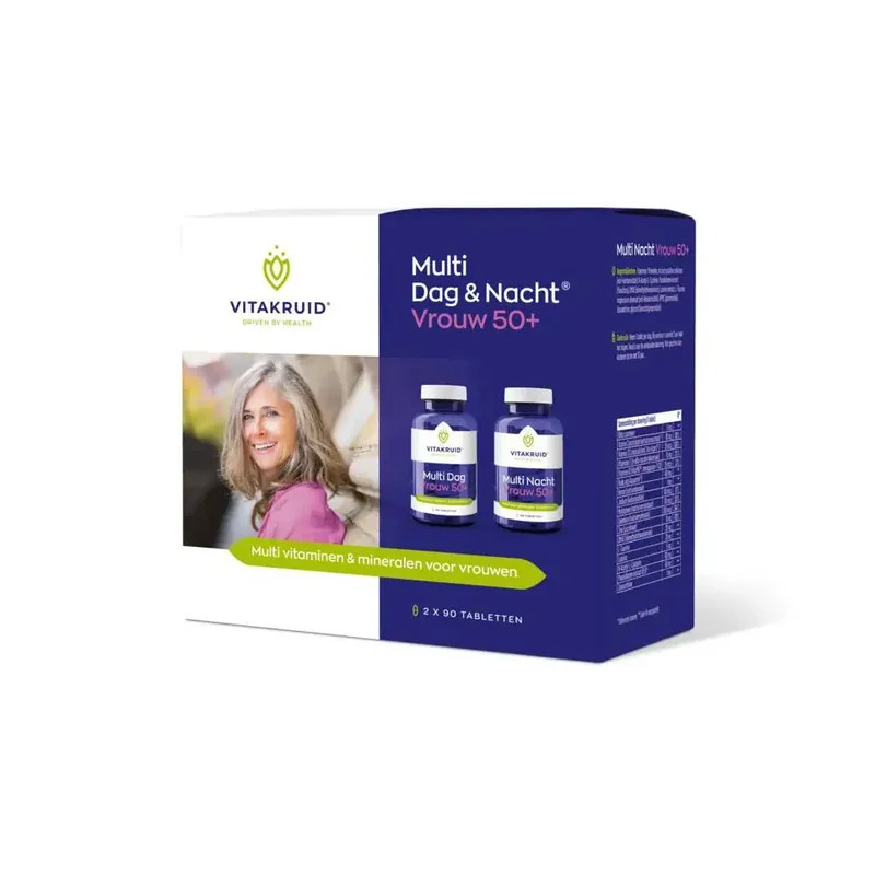 Vitakruid Multi dag & nacht vrouw 50+