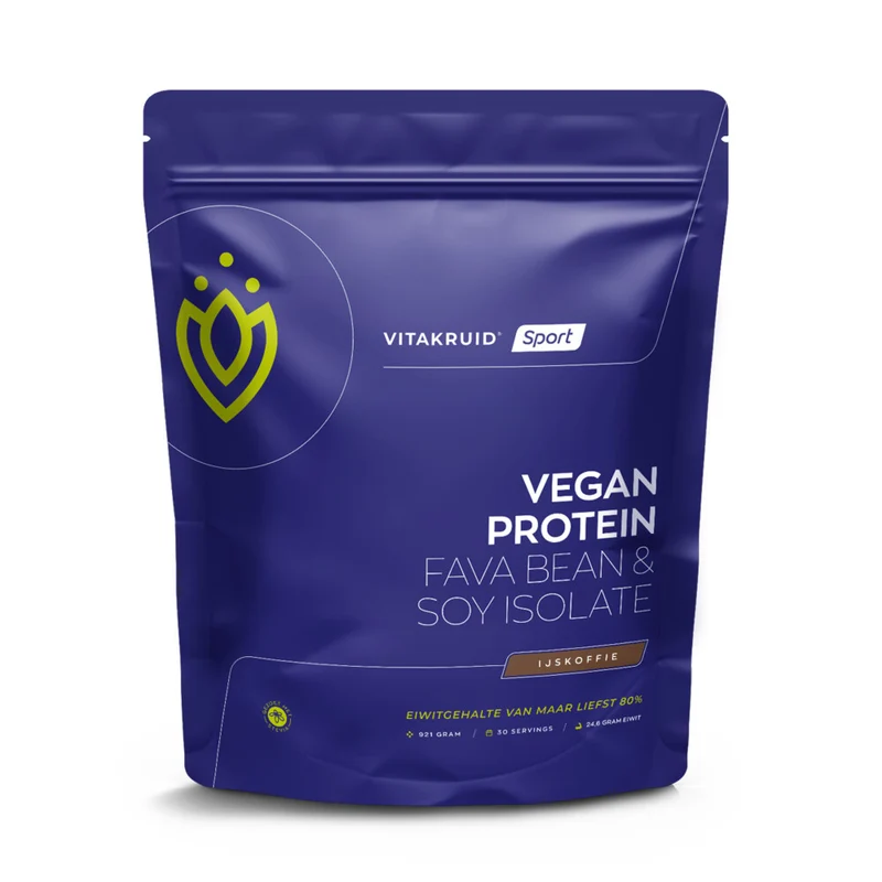 Vitakruid Vegan Protein IJskoffie 921 gram