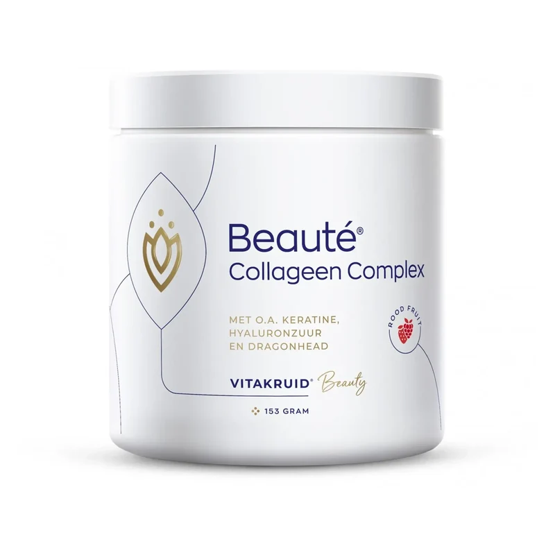 Vitakruid Beaute collageen rood fruit keratine 153 gram