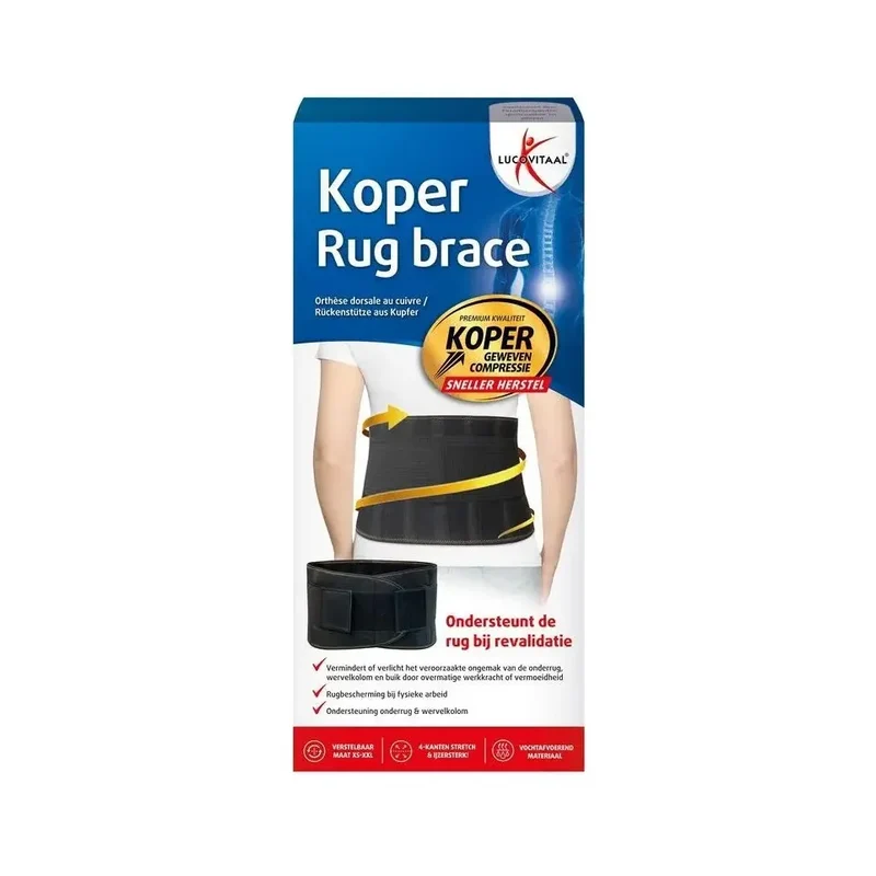 Lucovitaal Rug brace koper
