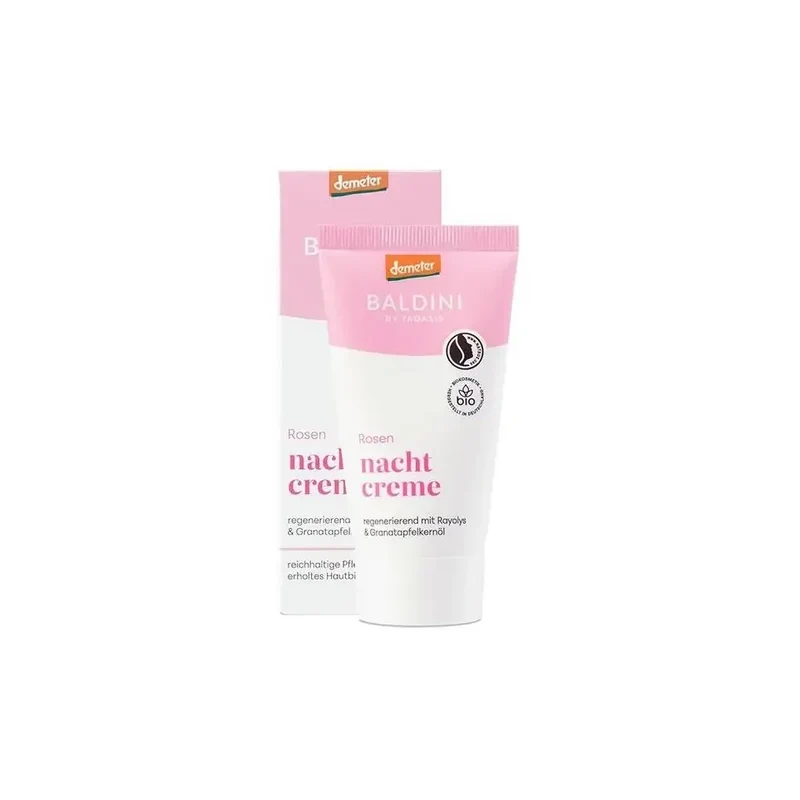 Baldini Nachtcreme rijk rose demeter 50 ml
