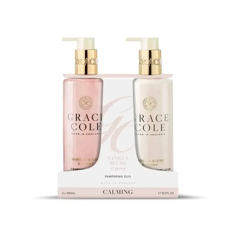 Grace Cole Vanilla blush & peony handcare duo 2 stuks
