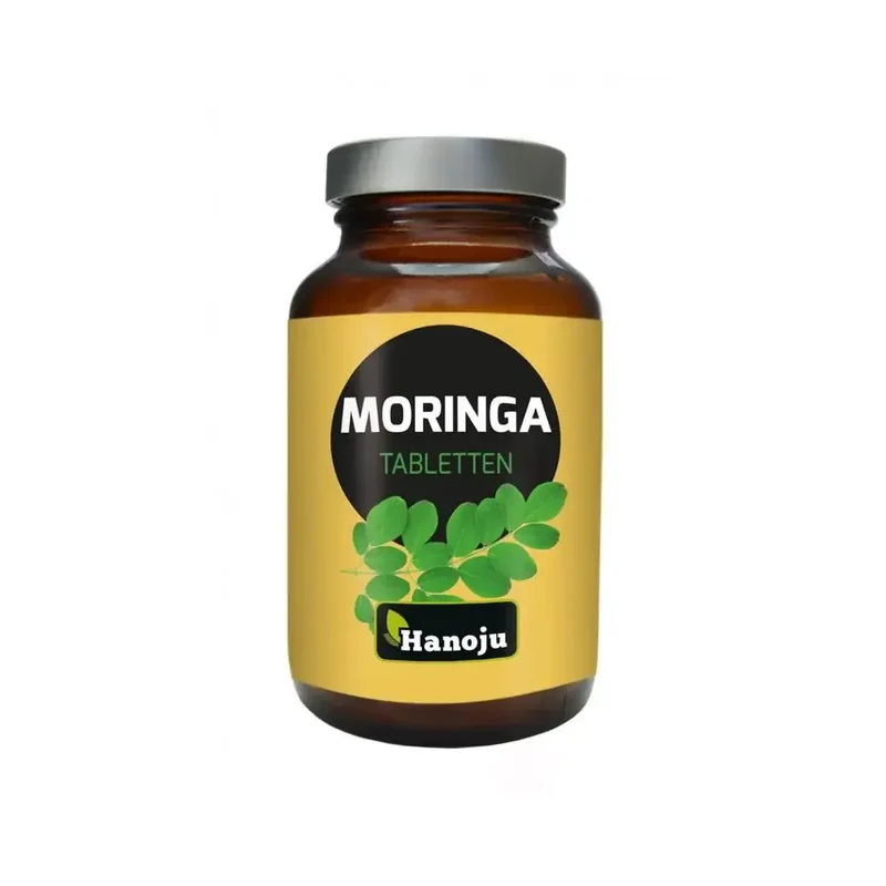 Hanoju Moringa oleifera heelblad 500 mg