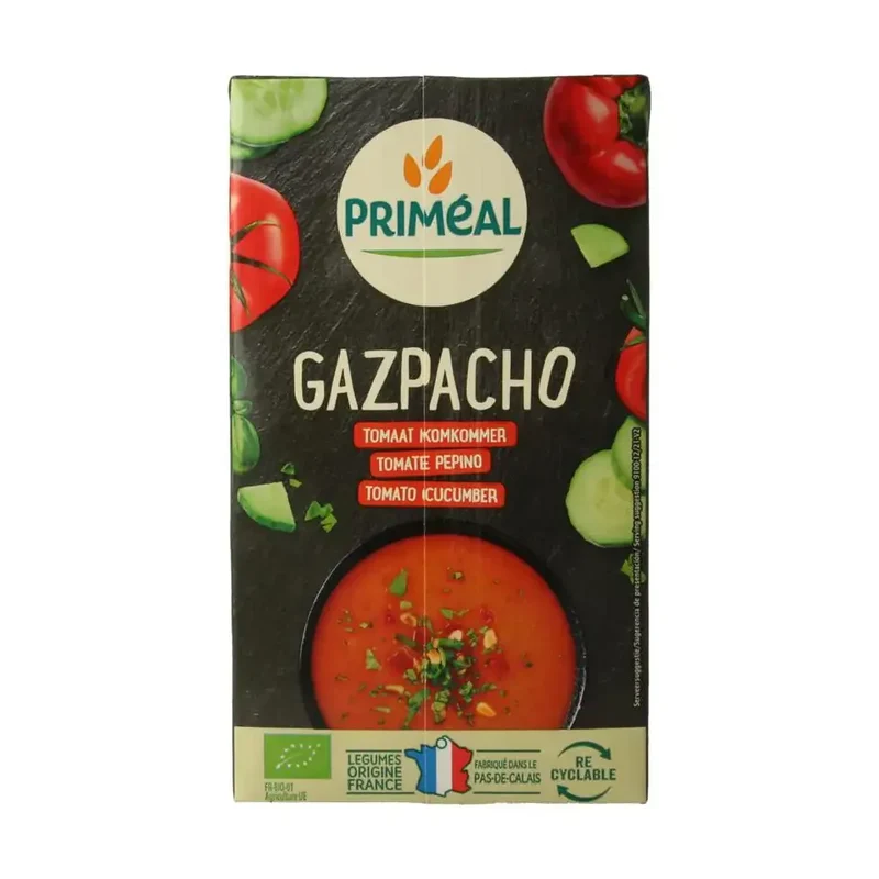 Primeal Gaspacho tomaat komkommer