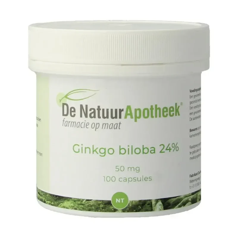 Natuurapotheek Ginkgo biloba 24% 50 mg