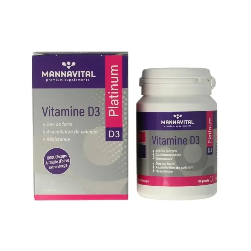 Mannavital Vitamine D3 platinum