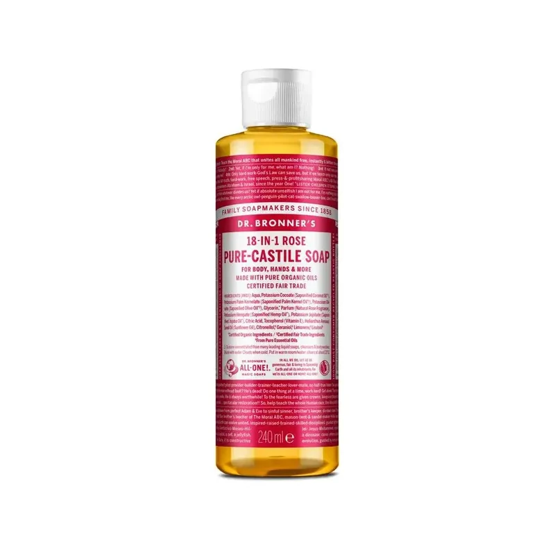 DR Bronners Liquid soap roos