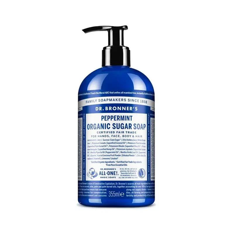 DR Bronners Shikakai zeep pepermunt