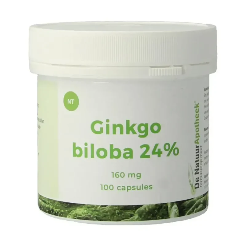 Natuurapotheek Ginkgo biloba 24% 160 mg