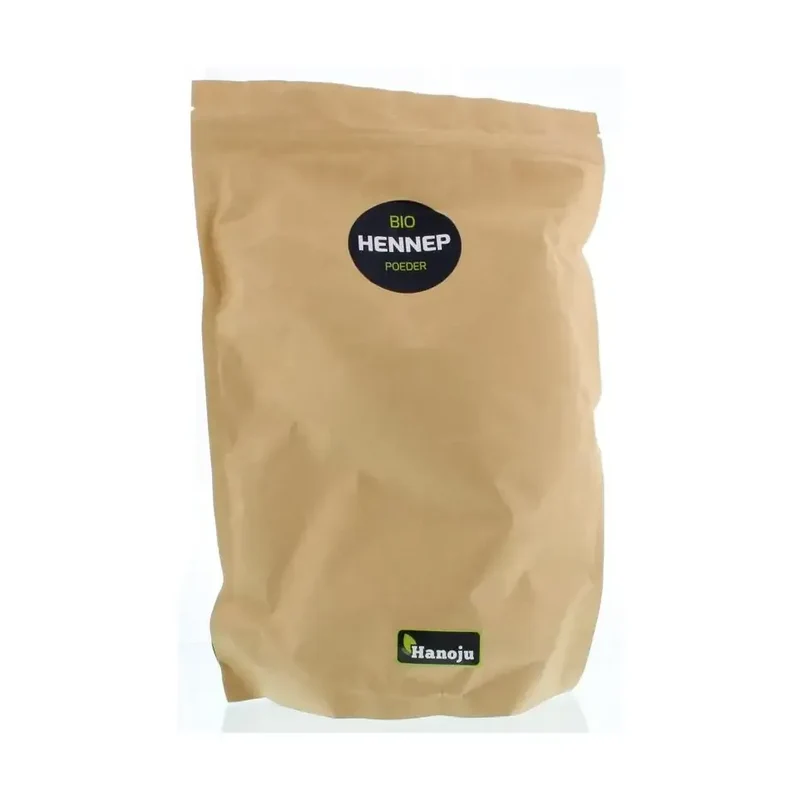 Hanoju Bio hennep poeder paper bag