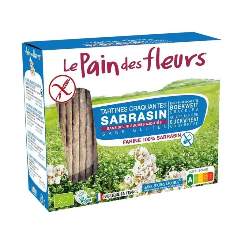 Le Pain Des Fleurs Boekweit crackers zonder zout