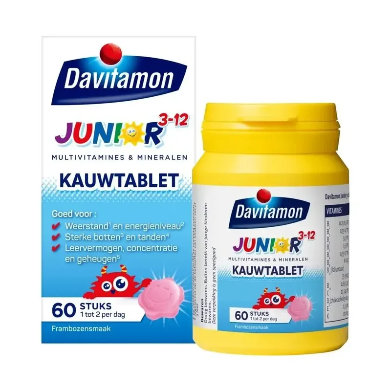 Davitamon Junior 3+ framboos