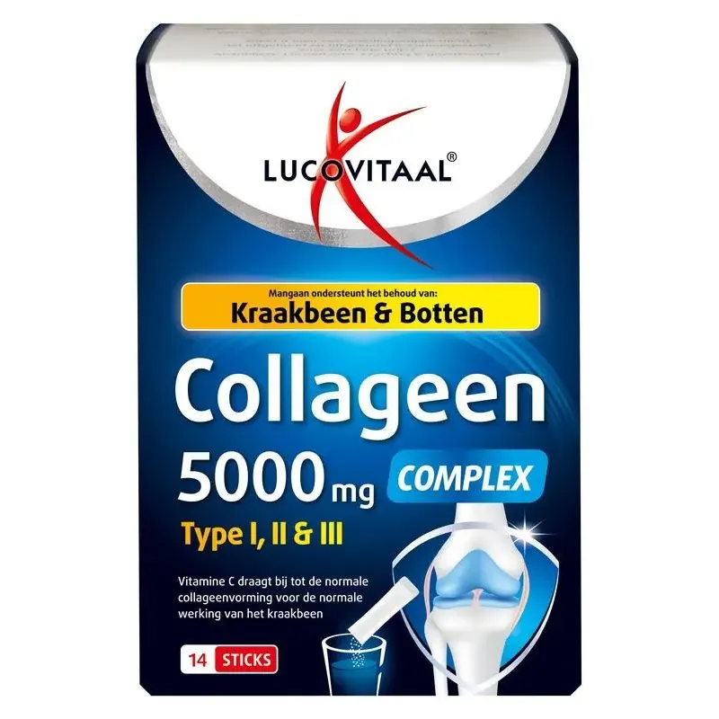 Lucovitaal Collageen complex 5000 mg sticks 14 stuks