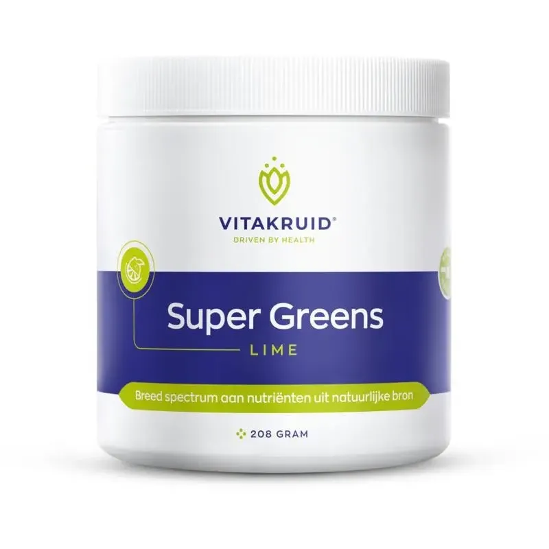 Vitakruid Vitakruid Super Greens lime 208 gram