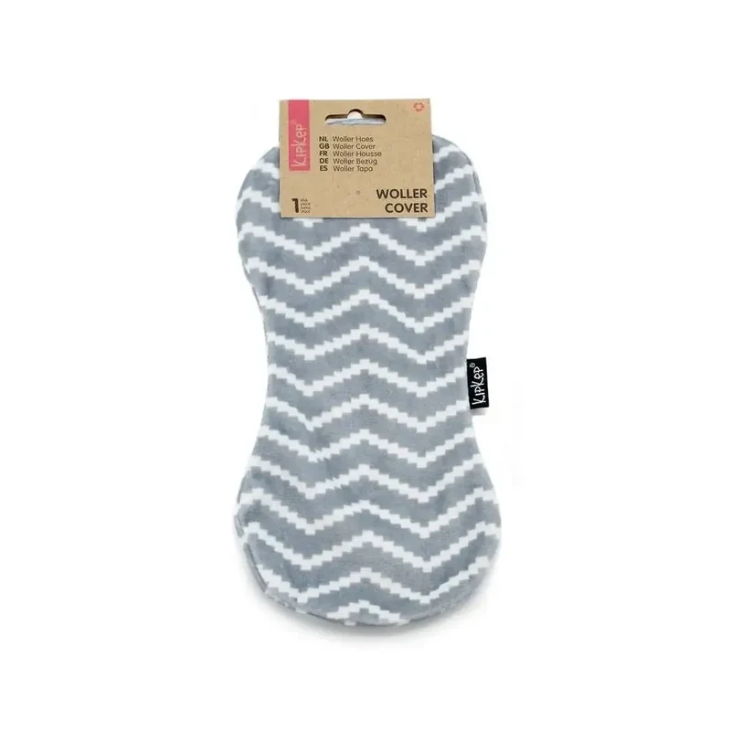Kipkep Woller cover regular wasbaar silver grey