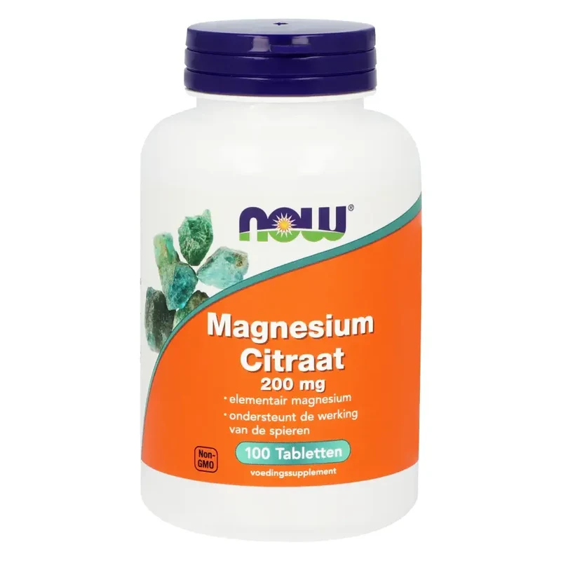 NOW Magnesium citraat 200 mg