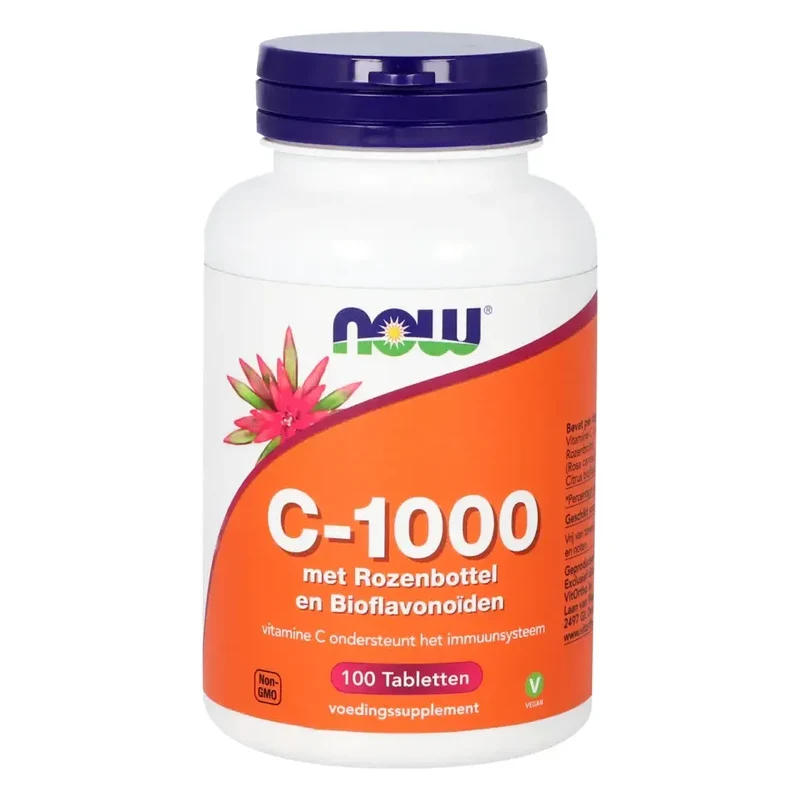 NOW Vitamine C-1000 met rozenbottel en bioflavonoiden
