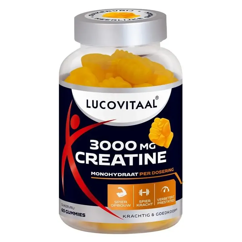 Lucovitaal Creatine 3000 mg 60 gummies