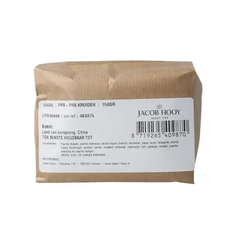 Jacob Hooy Piri-piri kruiden 250 gram
