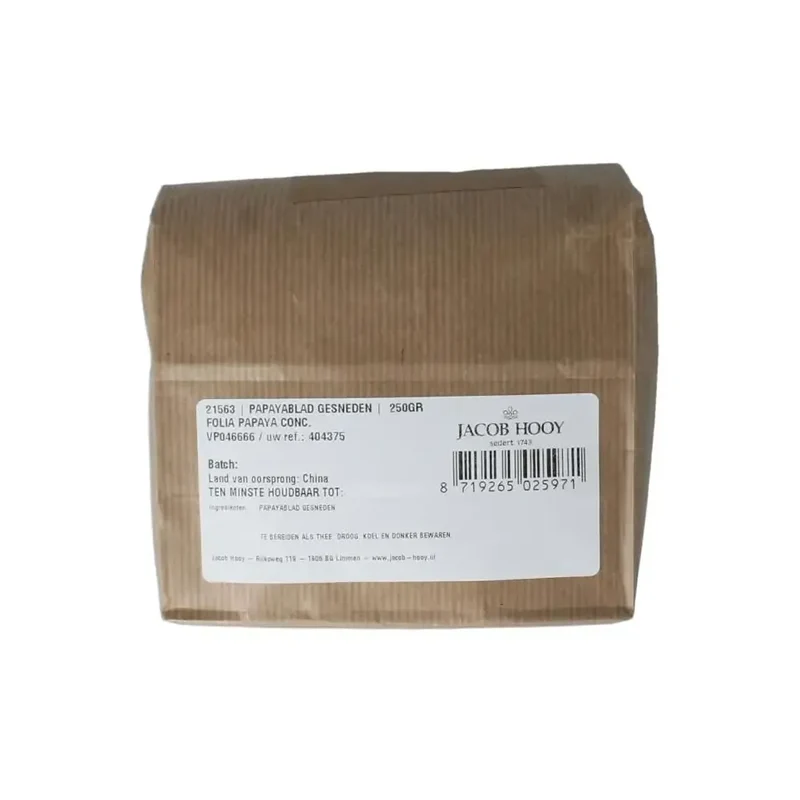 Jacob Hooy Papayablad gesneden 250 gram