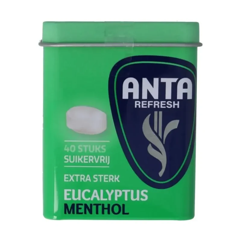Anta Refresh eucalyptus menthol extra sterk suikervrij 72 gram