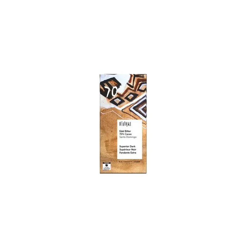 Vivani Superior dark 70% Santo Domingo biologisch 80 gram