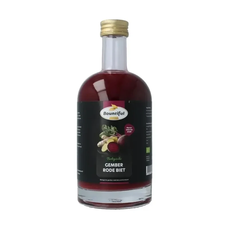 Bountiful Gember sap rode biet biologisch 500 ml