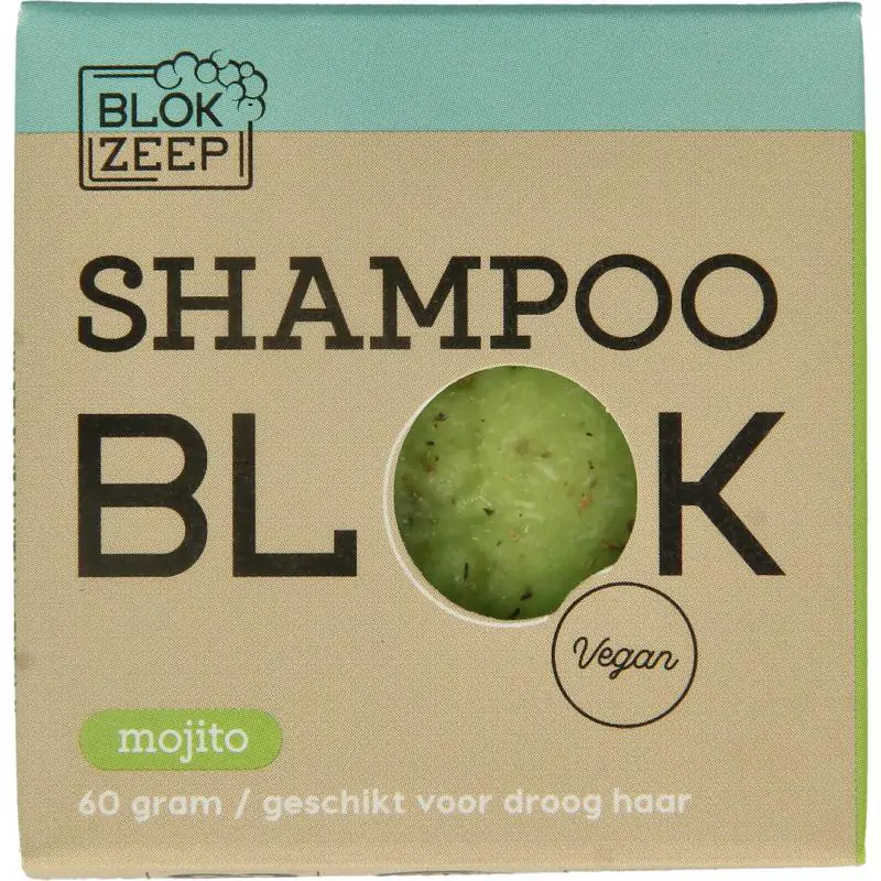Blokzeep Shampoobar mojito 60 gram