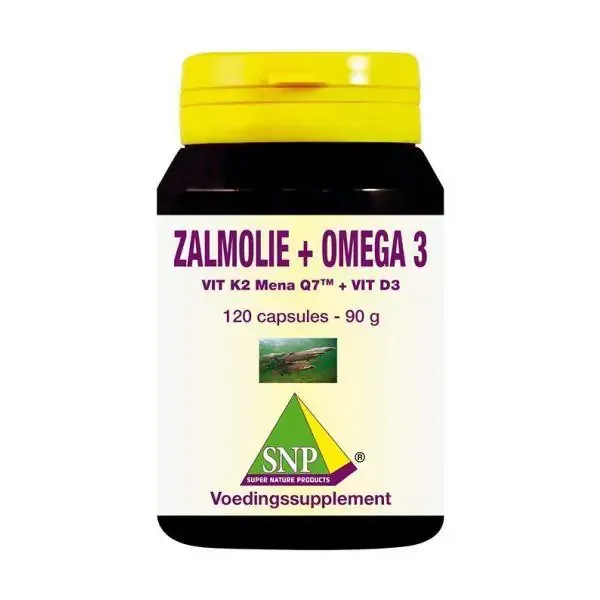 SNP Zalmolie & vit. K2 mena Q7 D3 & E 120 capsules