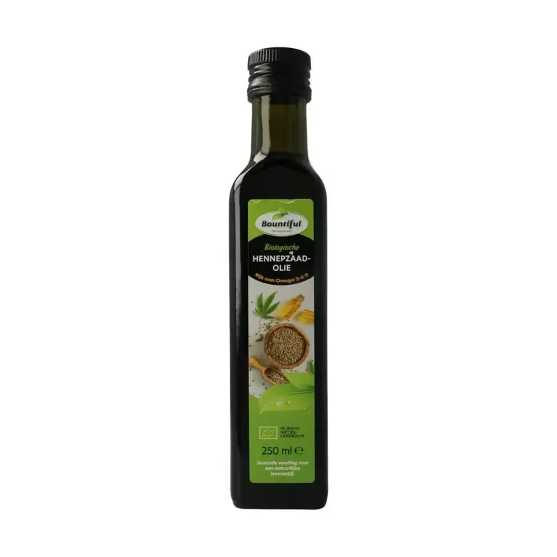 Bountiful Hennepzaadolie omega 3-6-9 bio 250 ml