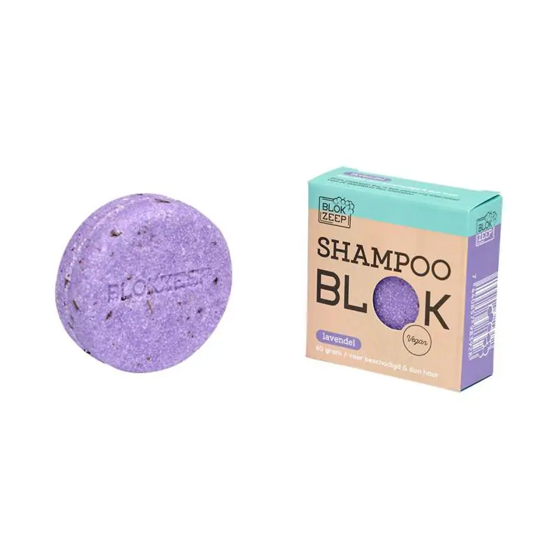 Blokzeep Shampoo bar lavendel 60 gram