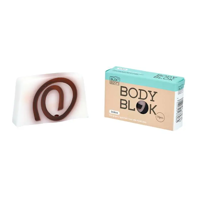Blokzeep Body bar kokos 100 gram