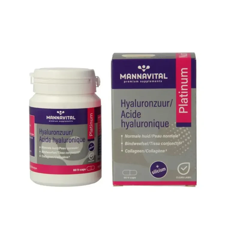 Mannavital Hyaluronzuur platinum 60 capsules