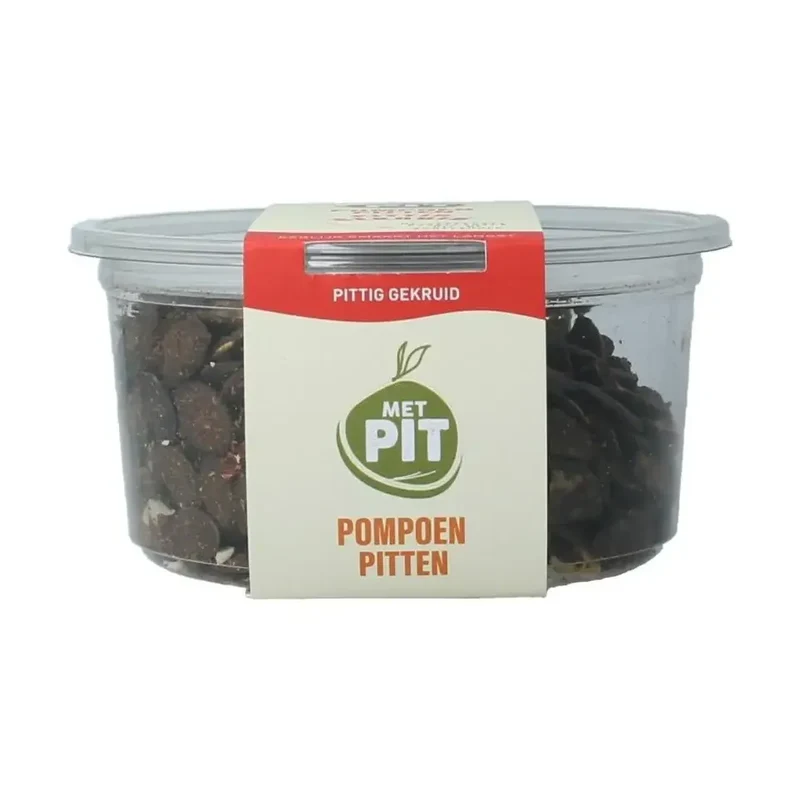 Met Pit Pompoenpitten pittig gekruid 150 gram