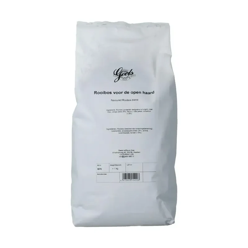 Geels koffie en thee Rooibos voor de open haard 1 kg