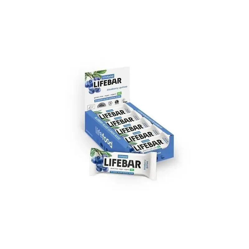 Lifefood Lifebar blueberry quinoa bio raw 40 gram