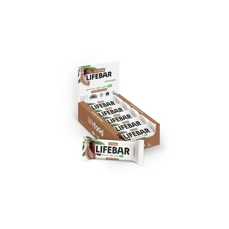 Lifefood Lifebar chocolade bio raw 40 gram