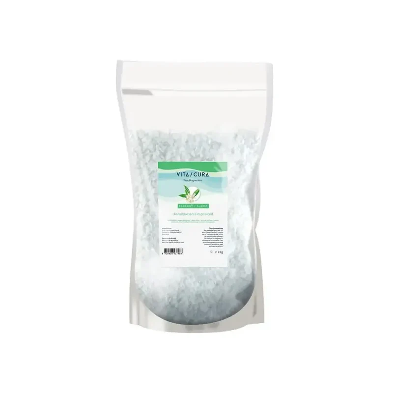 Vitacura magnesium zout flakes oranjebl 1 kg