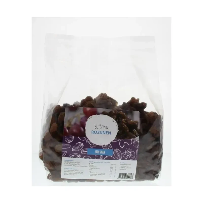Mijnnatuurwinkel Sultana rozijnen 1 kg