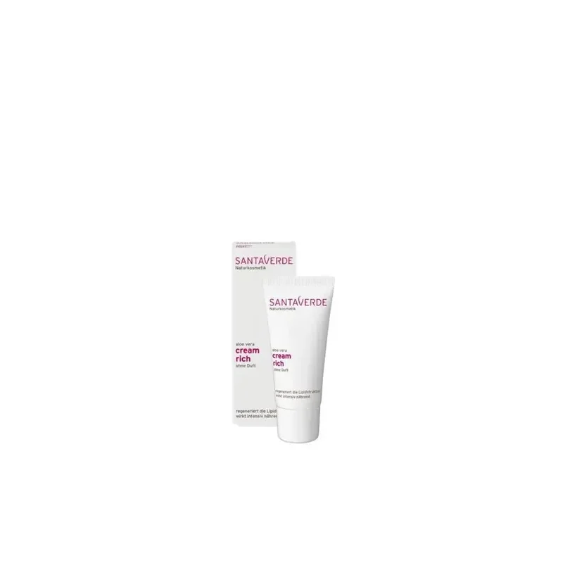 Santaverde Aloe vera cream rich parfumvrij 30 ml