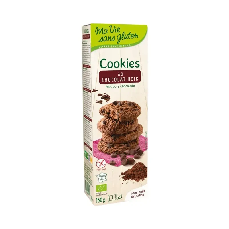Ma Vie Sans Gluten Koekjes met pure chocolade 150 gram