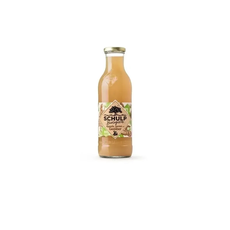 Schulp appel peer & gembersap biologisch 750 ml