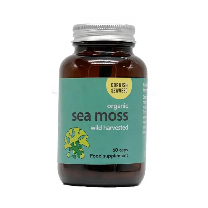 Cornish Seaweed Sea moss bio 60 capsules